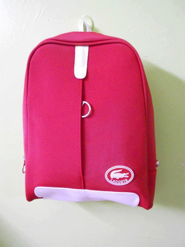 lacoste bags backpack